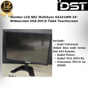 Monitor LCD NEC MultiSync EA241WM 24" Widescreen VGA DVI-D Grade B