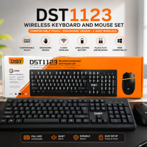 DST 1123 Wireless Keyboard & Mouse Set