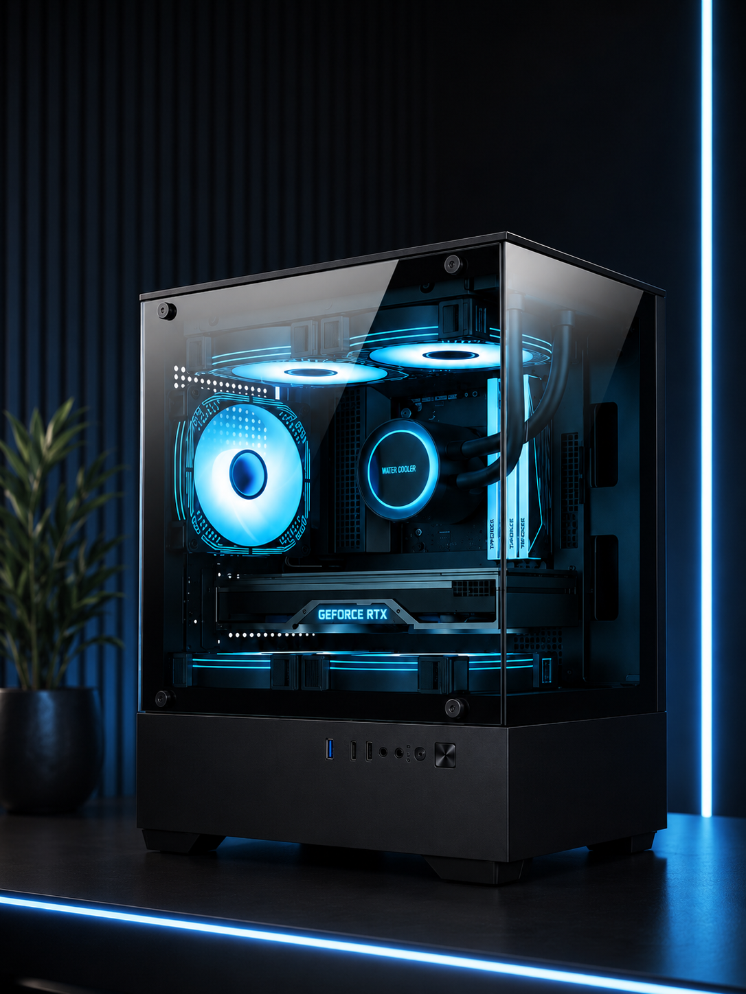 DST Gaming Case A501W ( Black )